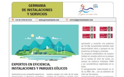 La Revista Energética dedica un artículo a los proyectos de Germanía